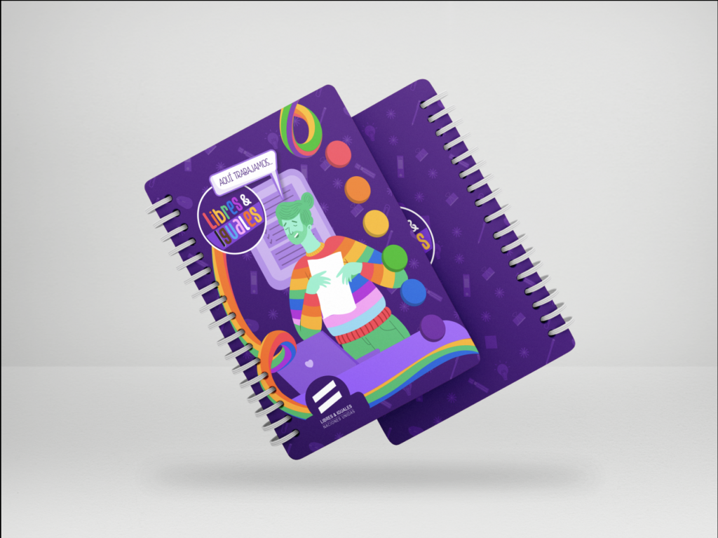 mockup block de notas